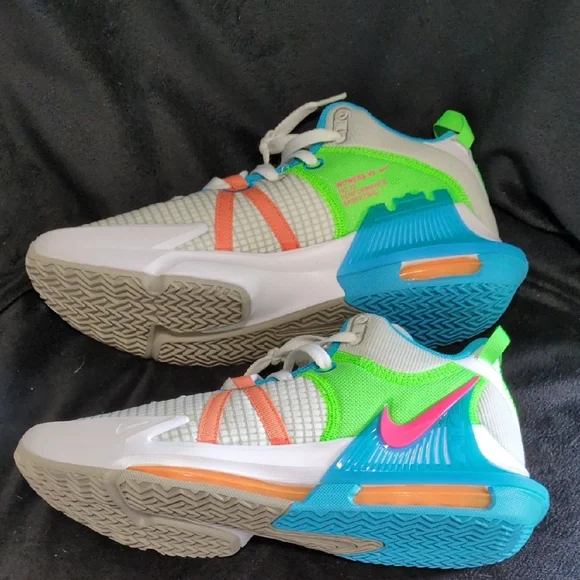 Nike Lebron Witness 7 Grey fog Multi Sneakers Men's sz 10 - Picture 5 of 6